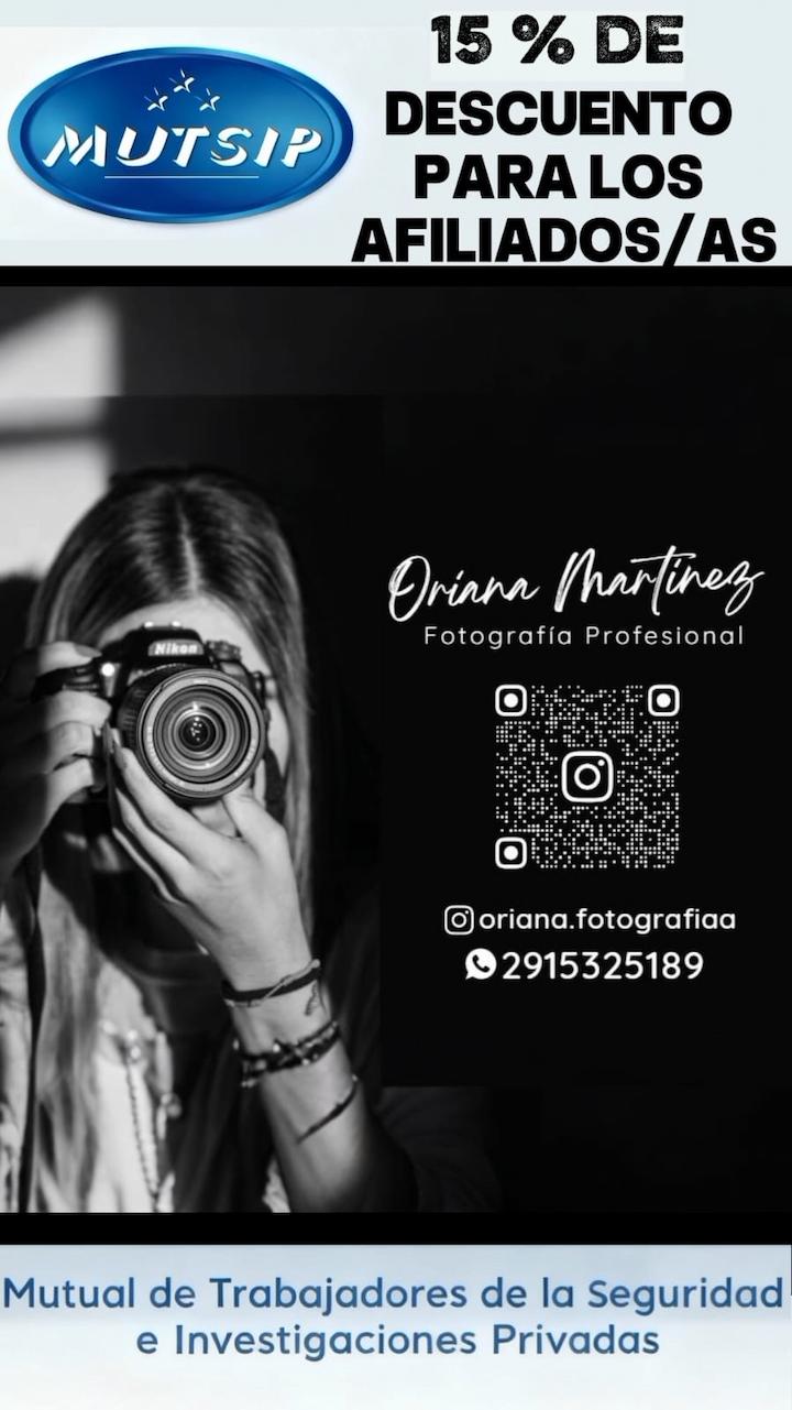 Oriana Martínez Fotografía Profesional - Beneficio MUTSIP para asociados