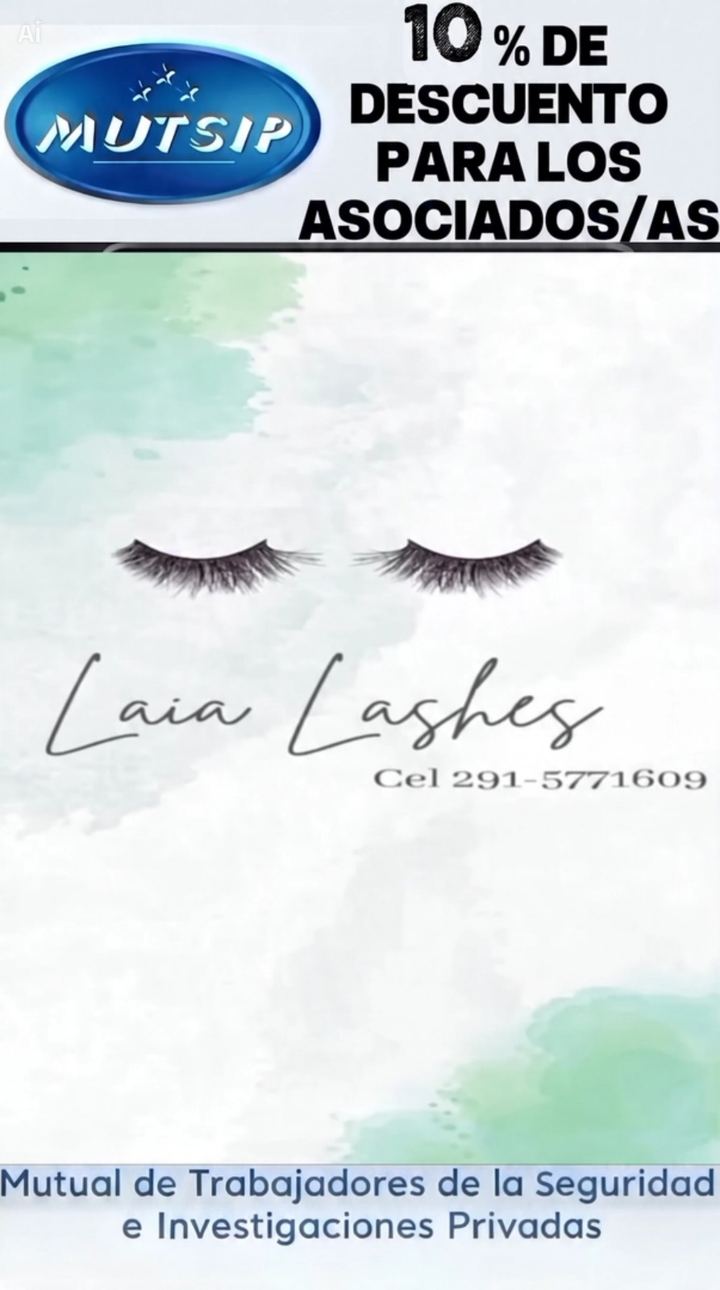 Laia Lashes - Beneficio MUTSIP para asociados